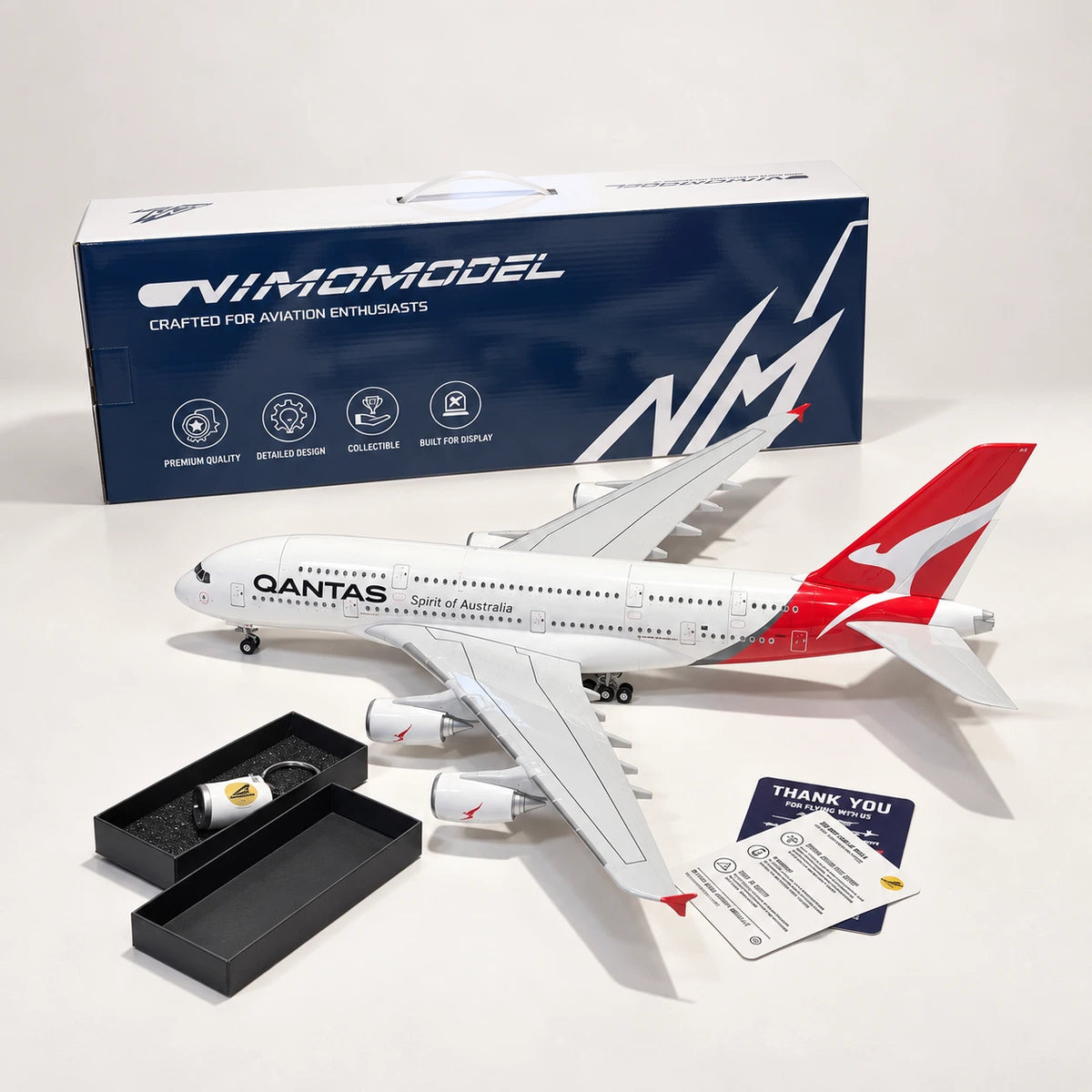 カンタス航空 Airbus A380 1:160スケールモデル