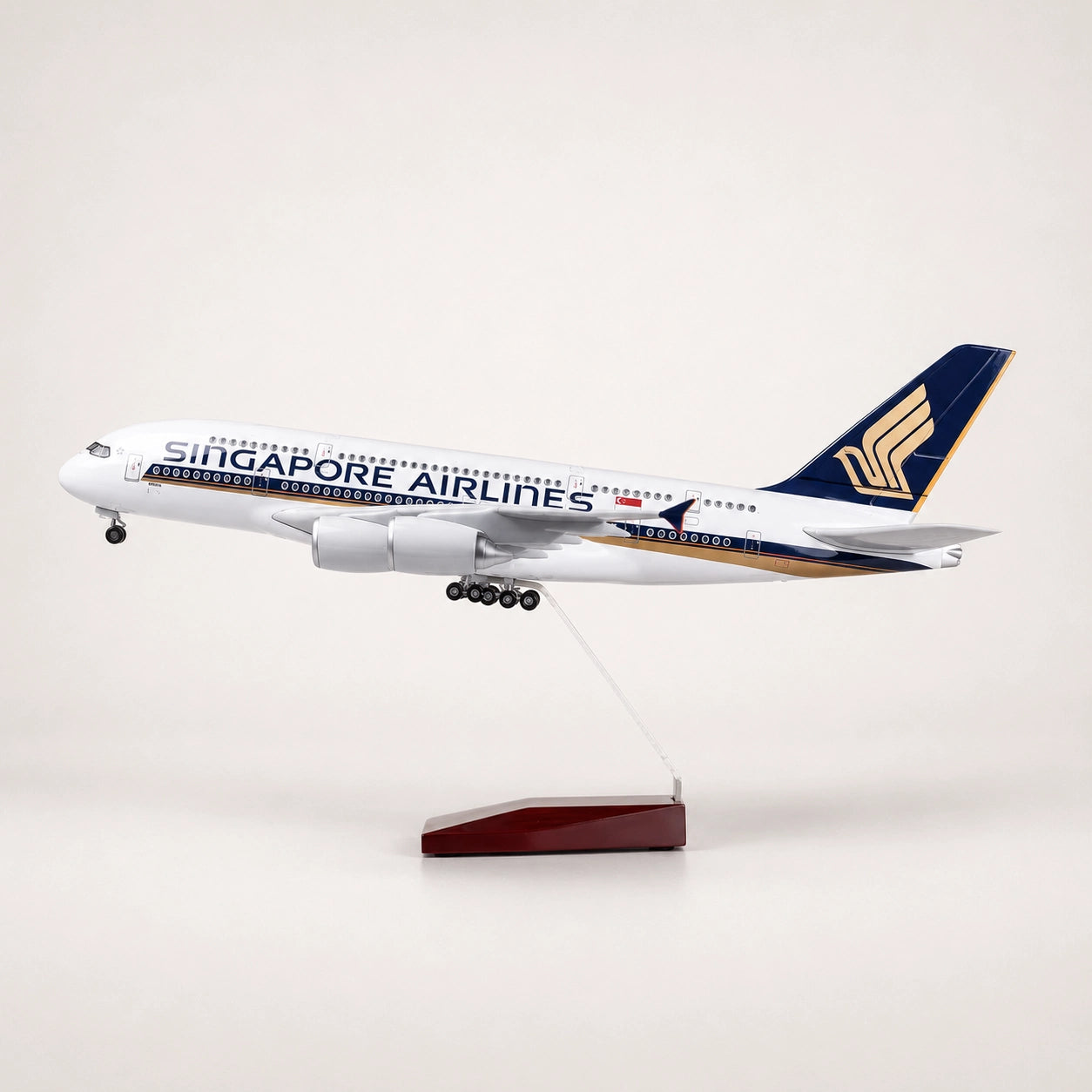 Singapore Airlines Airbus A380 1:160 Scale Model