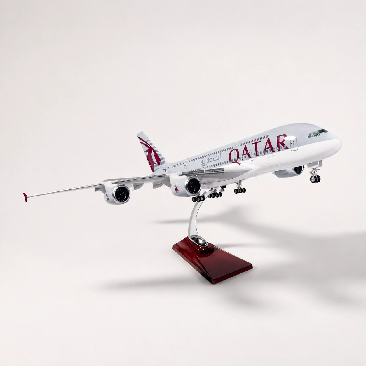 Qatar Airways Airbus A380 1:160 Scale Model