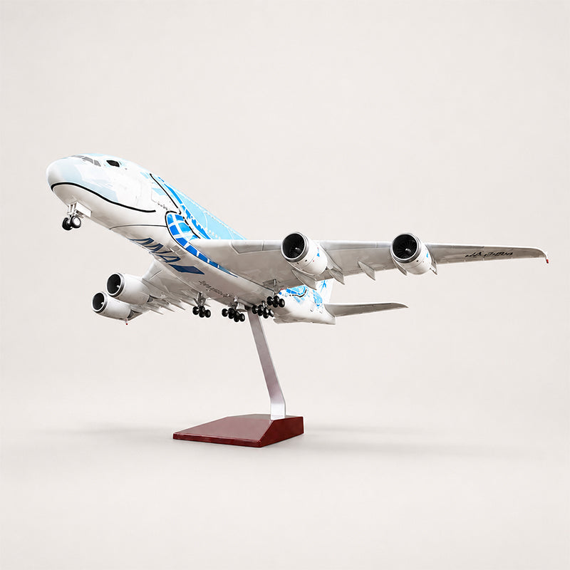 All Nippon Airways Airbus A380 Flying Honu 1:160 Scale Model