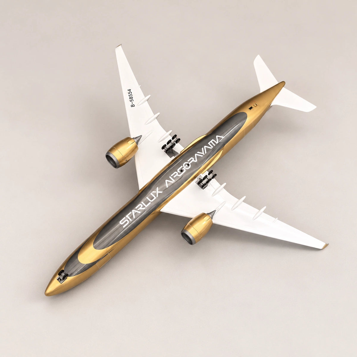 スターラックス航空 エアバスA350-1000 ゴールド塗装 1:157スケールモデル