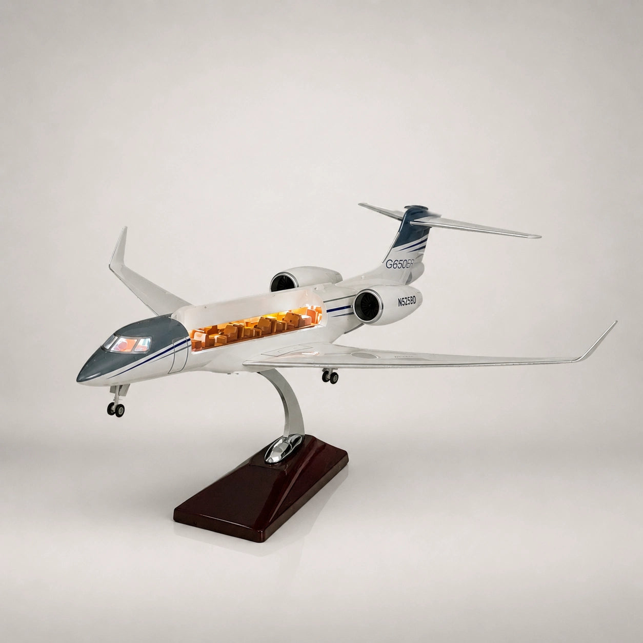 مجسّم غلف ستريم G650ER بمقياس 1:50