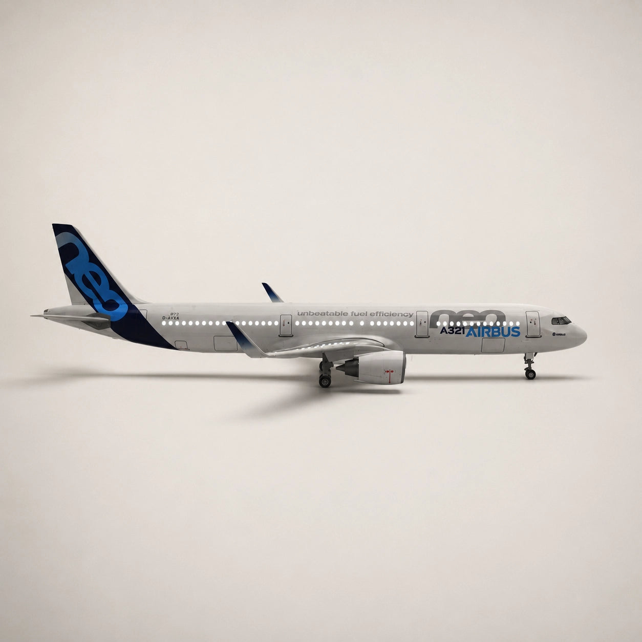 Modellino Prototipo Airbus A321neo in scala 1:100