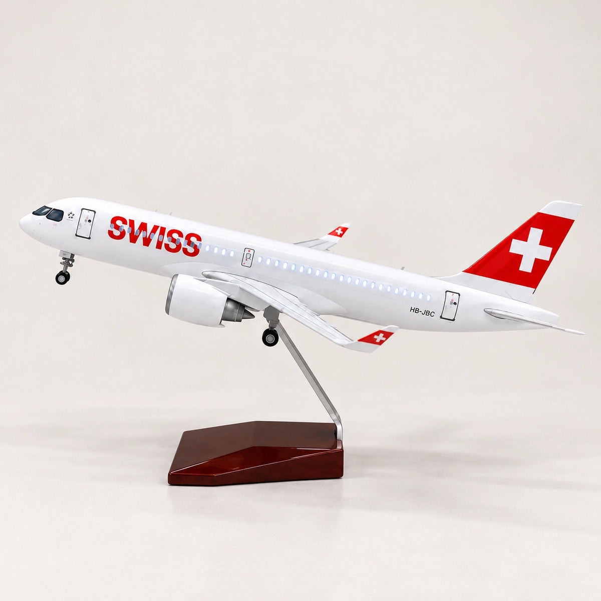 SWISS Airbus A220-300 1:100 Scale Model
