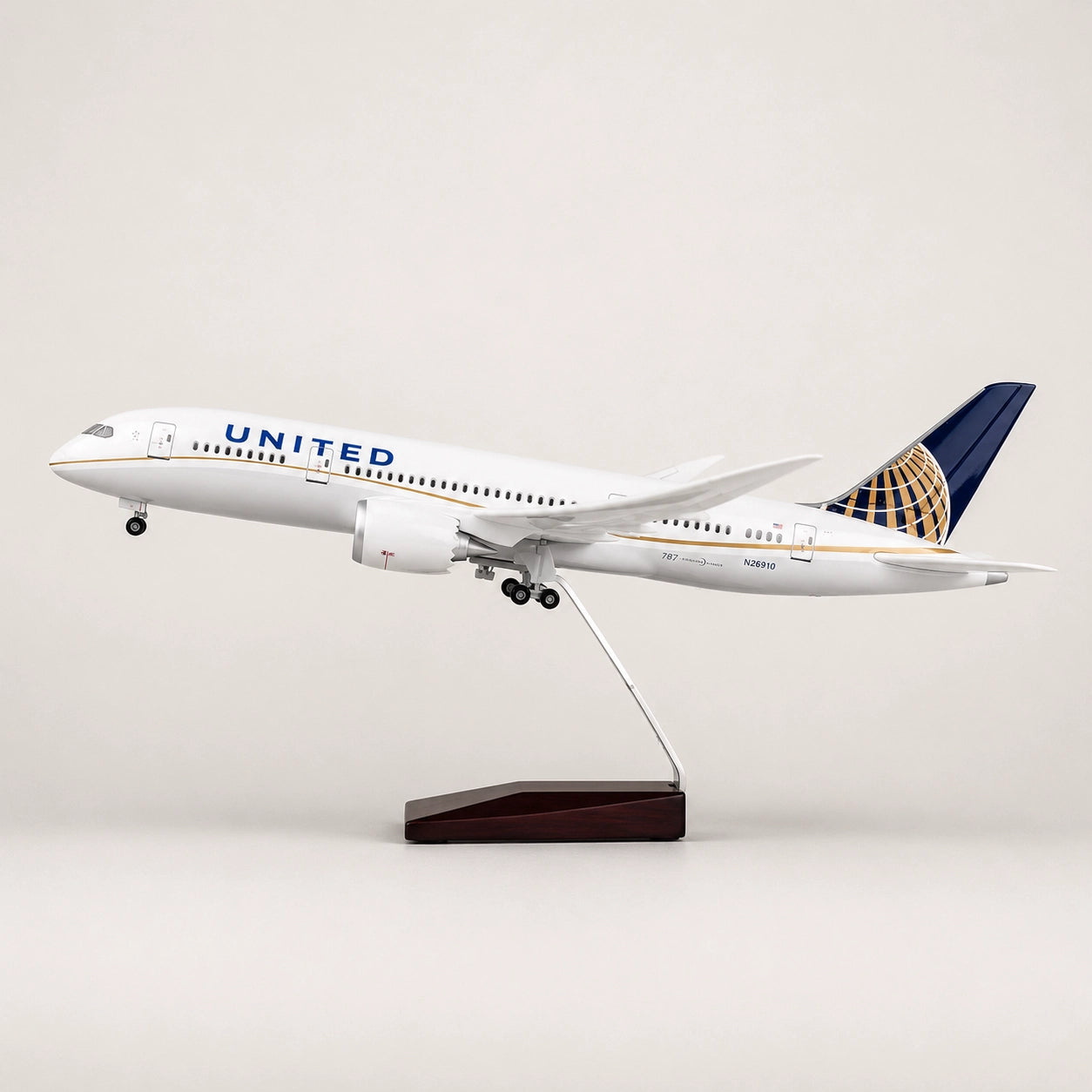 Model United Airlines Boeing 787 Dreamliner – klasické zbarvení v měřítku 1:130