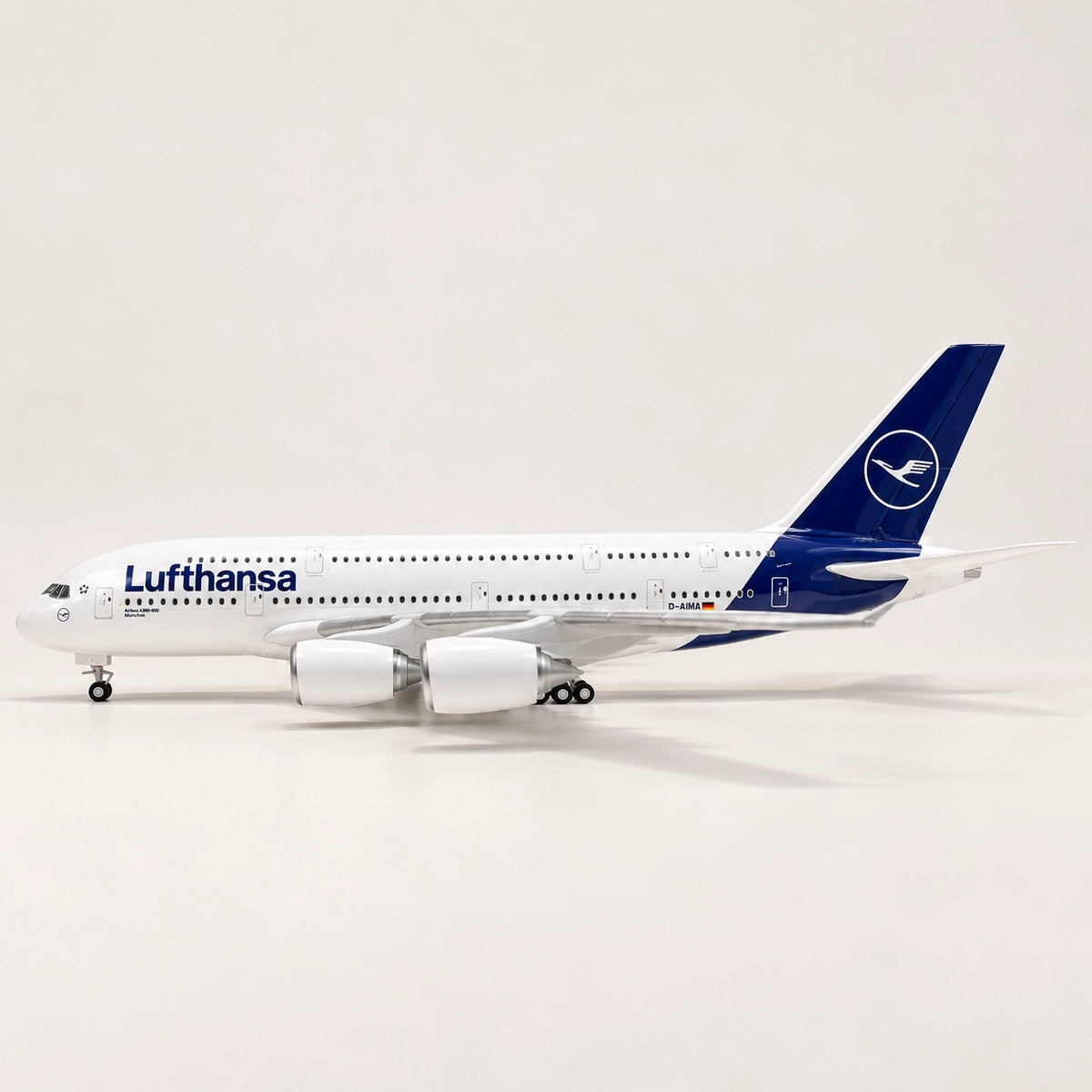 ルフトハンザ航空 Airbus A380 新塗装 1:160スケールモデル