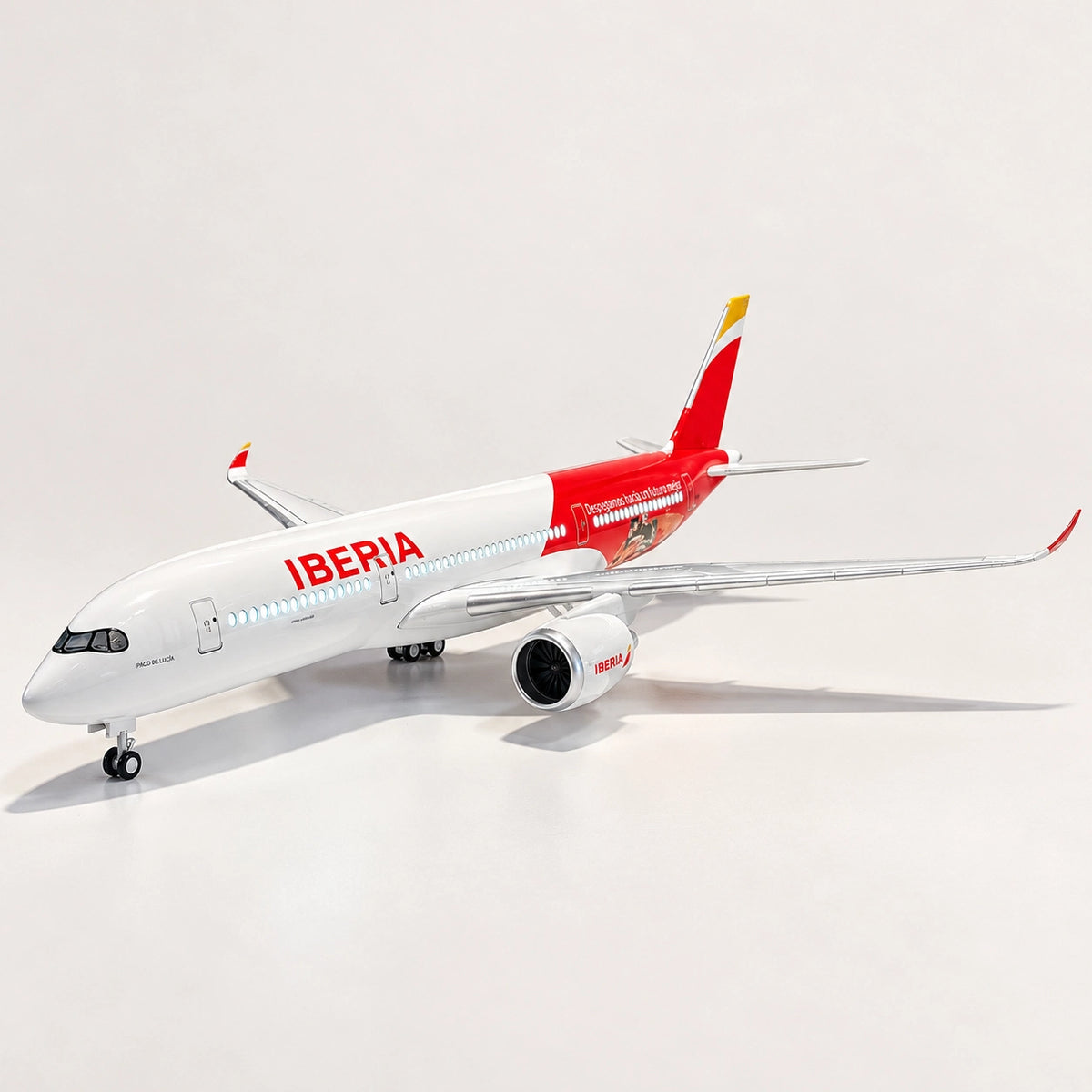 Iberia Airbus A350 スペイン代表チーム塗装 1:142スケールモデル