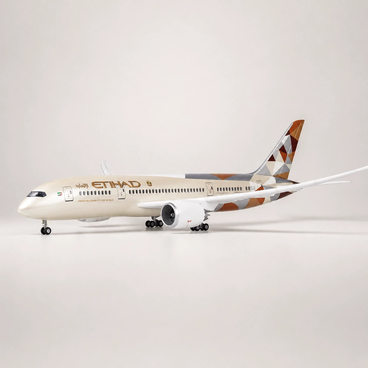 Model Etihad Airways Boeing 787-9 Dreamliner v měřítku 1:130