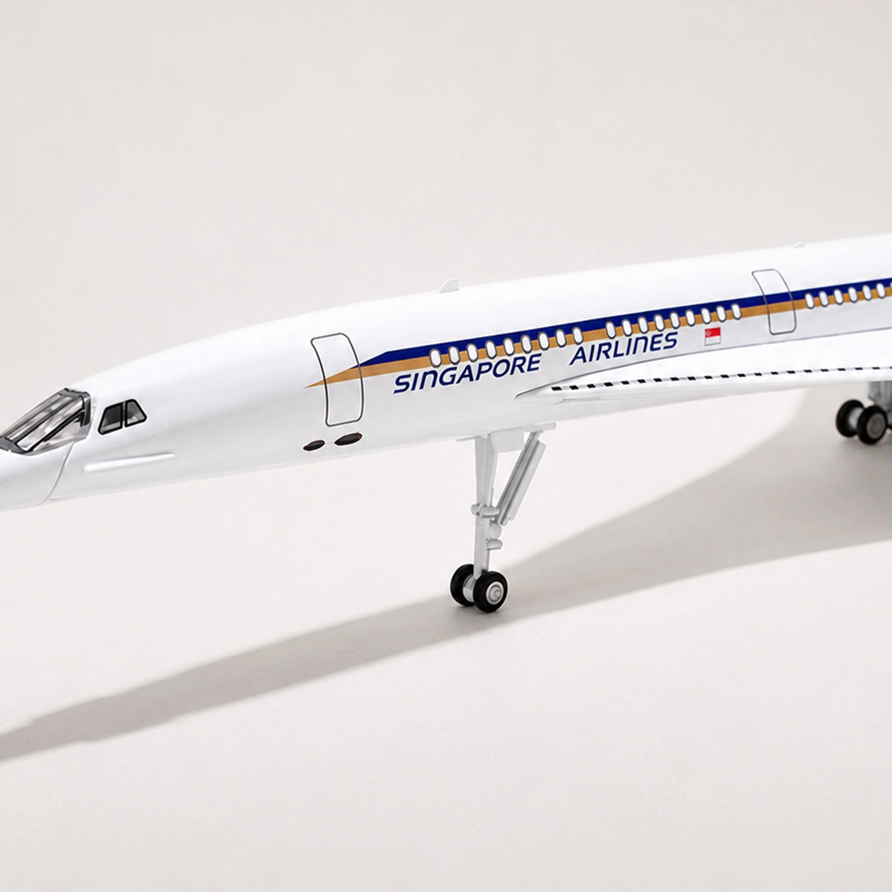 Model Singapore Airlines Concorde v měřítku 1:125