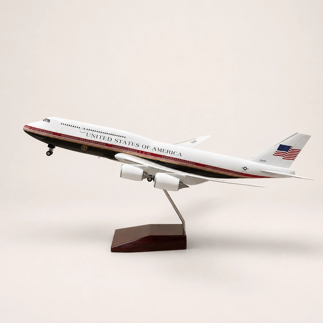 Modello Boeing 747 presidenziale USAF in scala 1:150