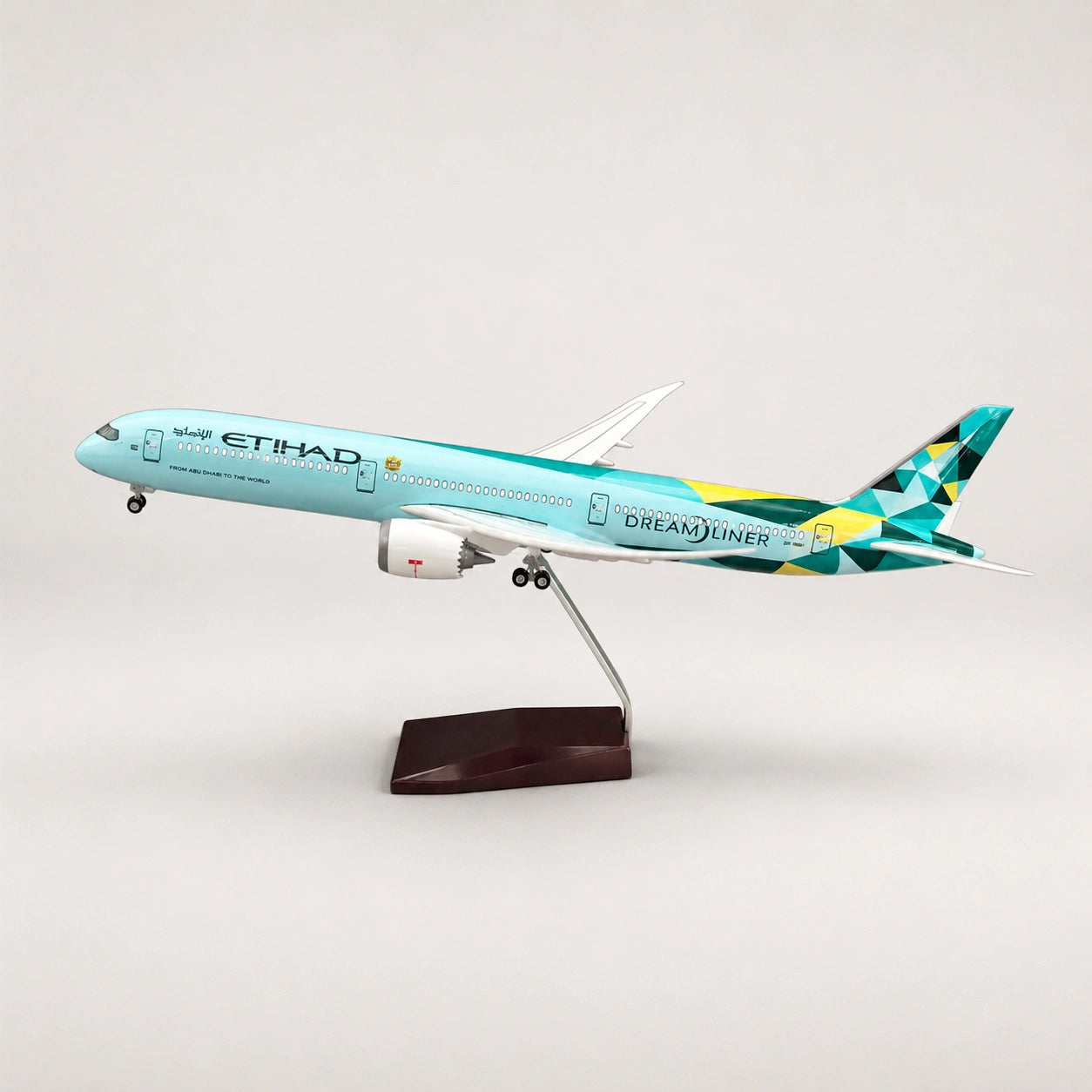 Etihad Airways Boeing 787-10 Dreamliner Greenliner Edition 1:145 Scale Model