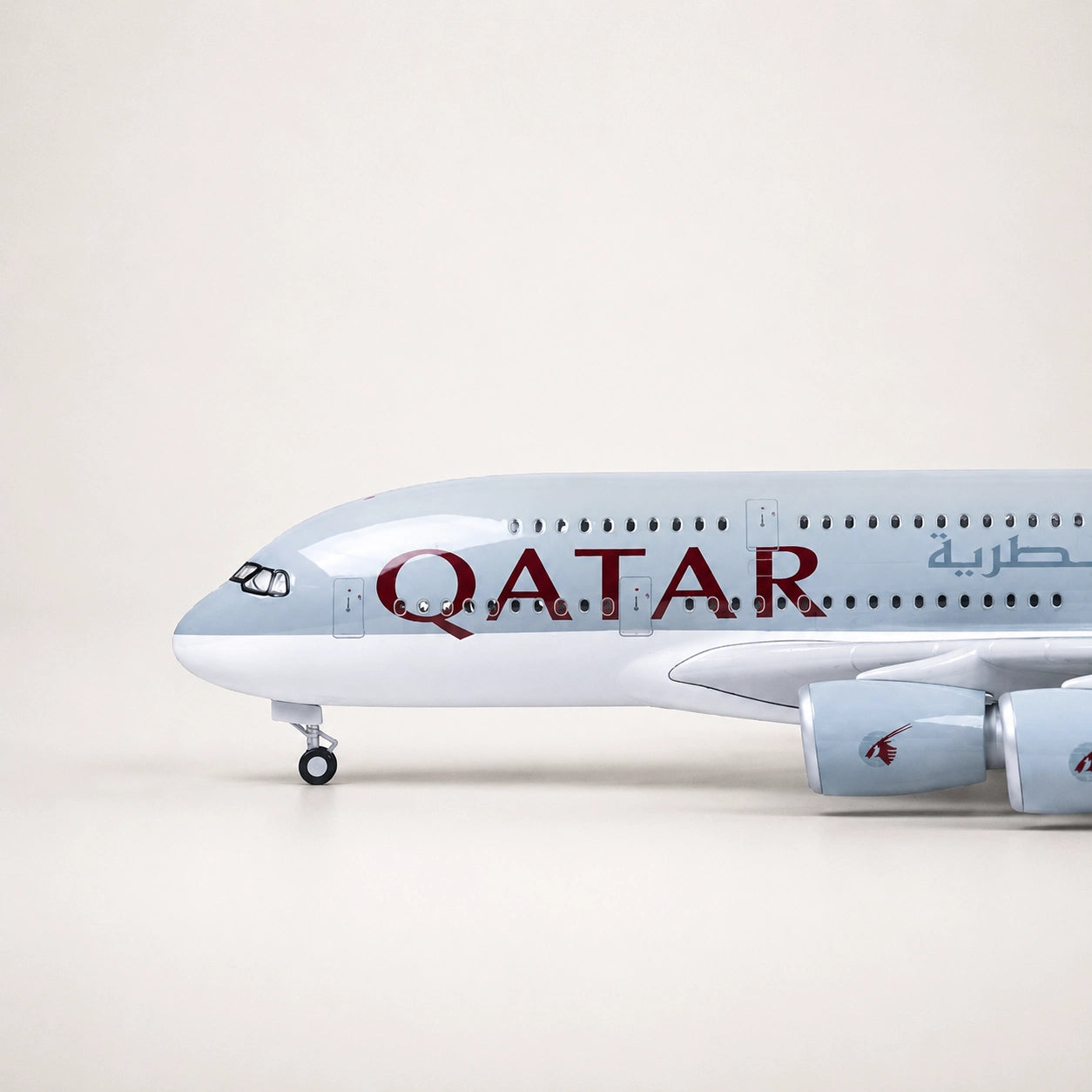Qatar Airways Airbus A380 1:160 Scale Model