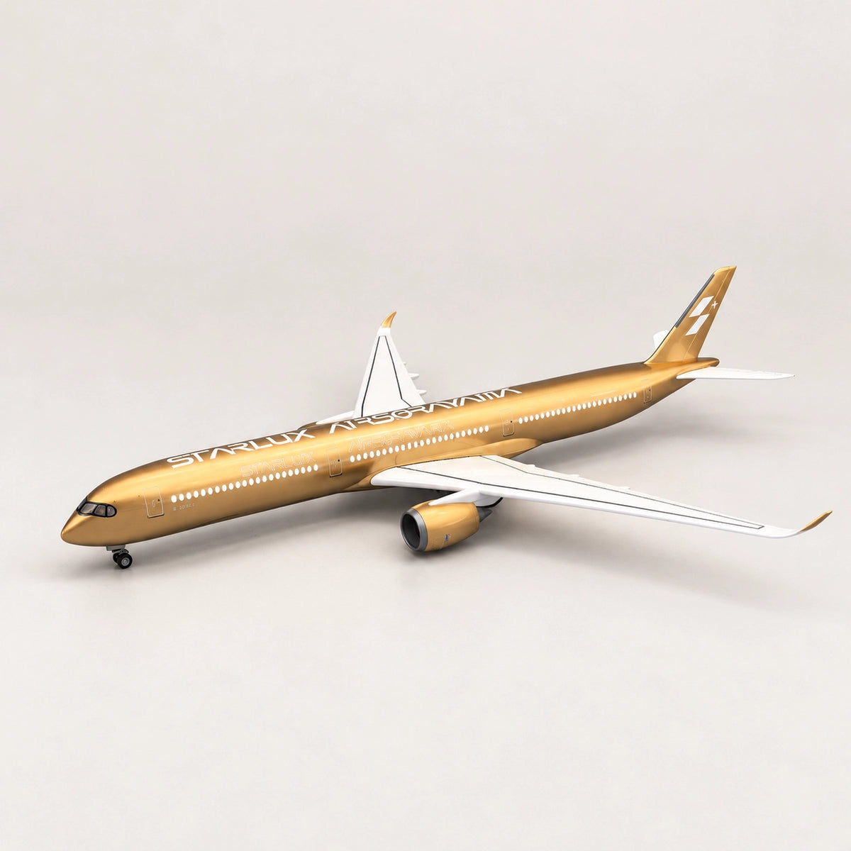 スターラックス航空 エアバスA350-1000 ゴールド塗装 1:157スケールモデル