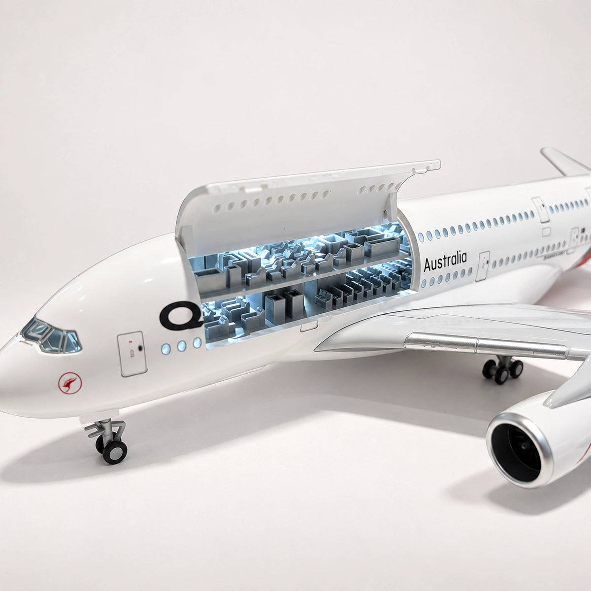カンタス航空 Airbus A380 1:160スケールモデル