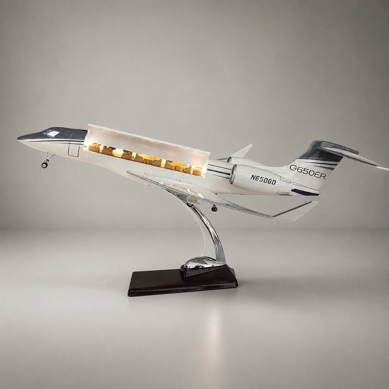 مجسّم غلف ستريم G650ER بمقياس 1:50