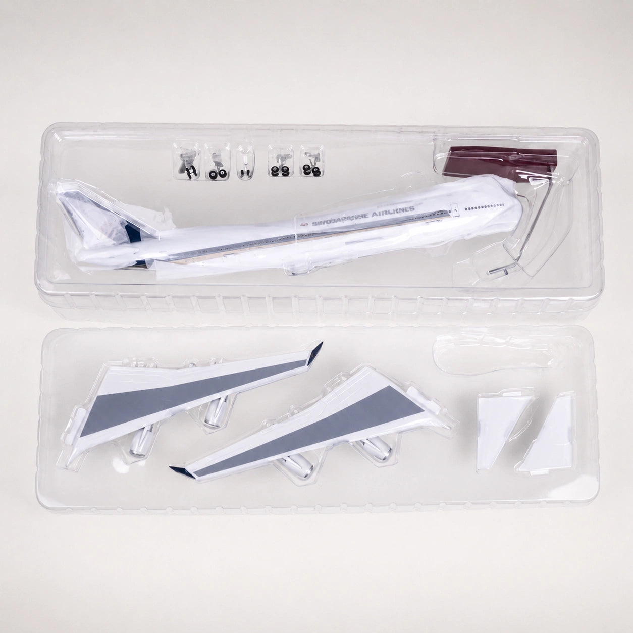 Schaalmodel Singapore Airlines Boeing 747 – klassieke kleurstelling 1:150