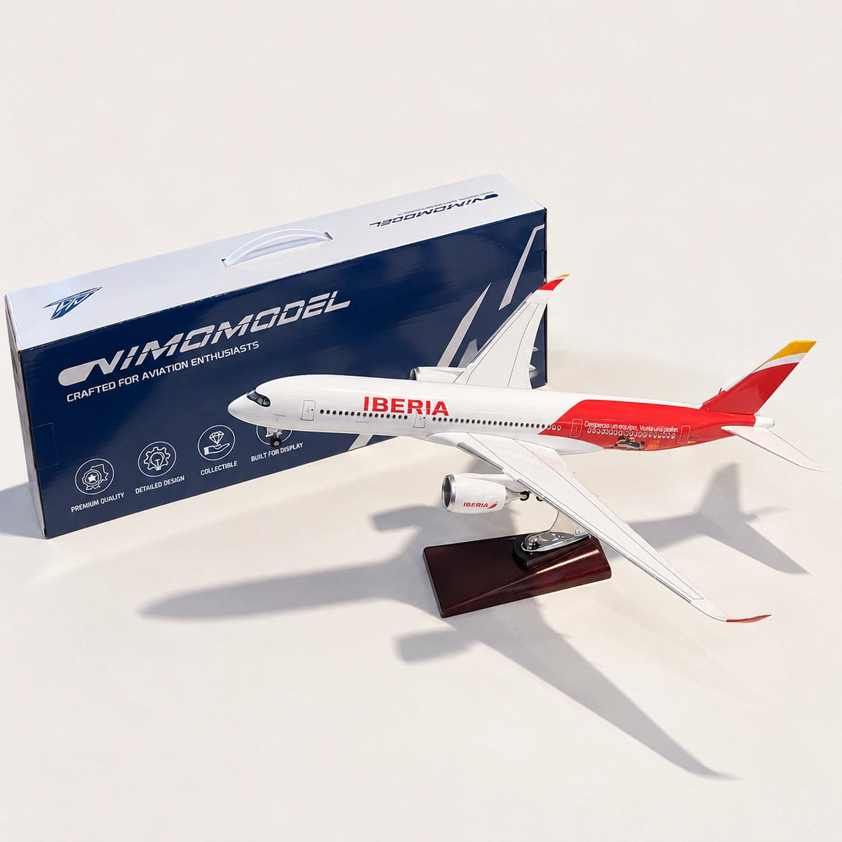 Iberia Airbus A350 スペイン代表チーム塗装 1:142スケールモデル