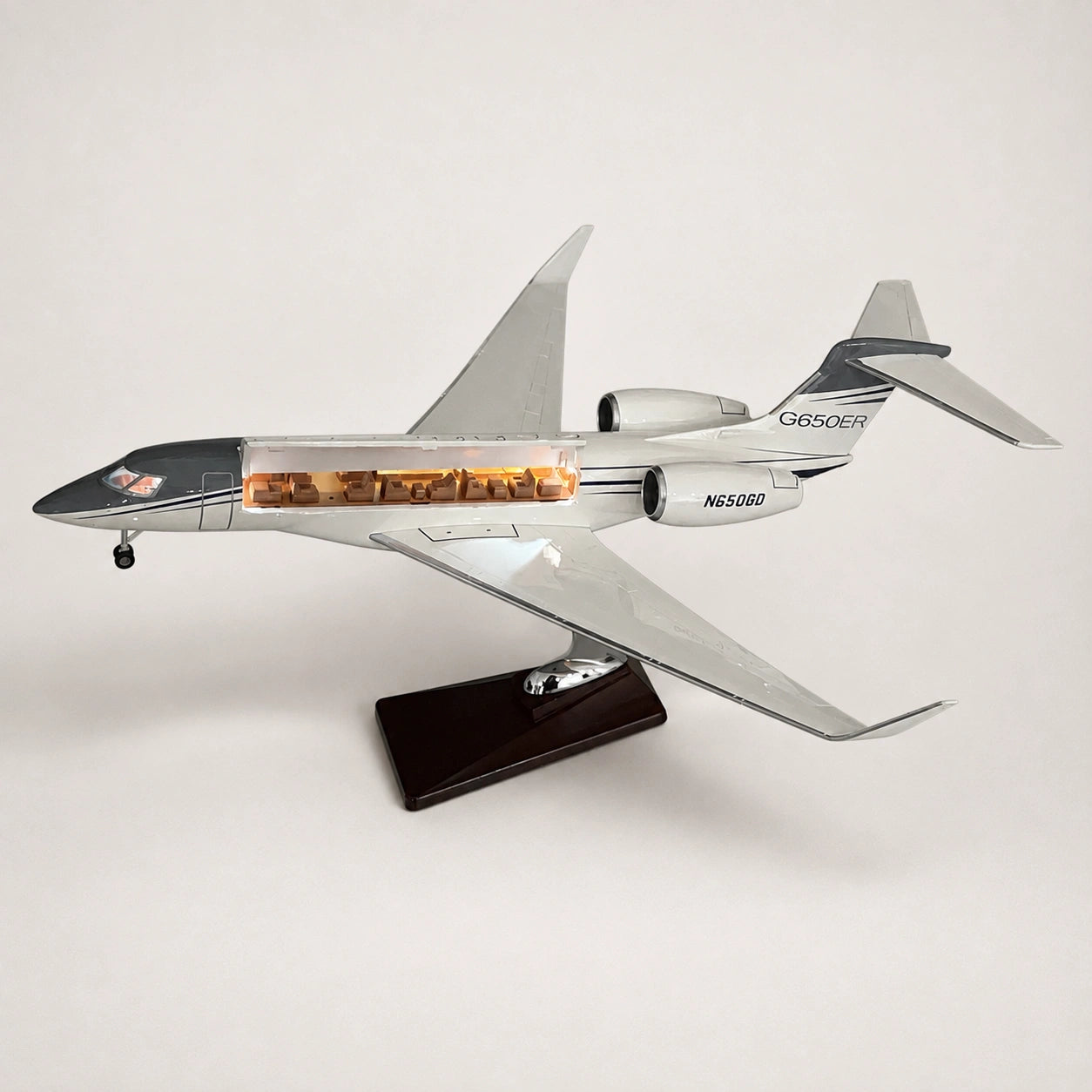 مجسّم غلف ستريم G650ER بمقياس 1:50