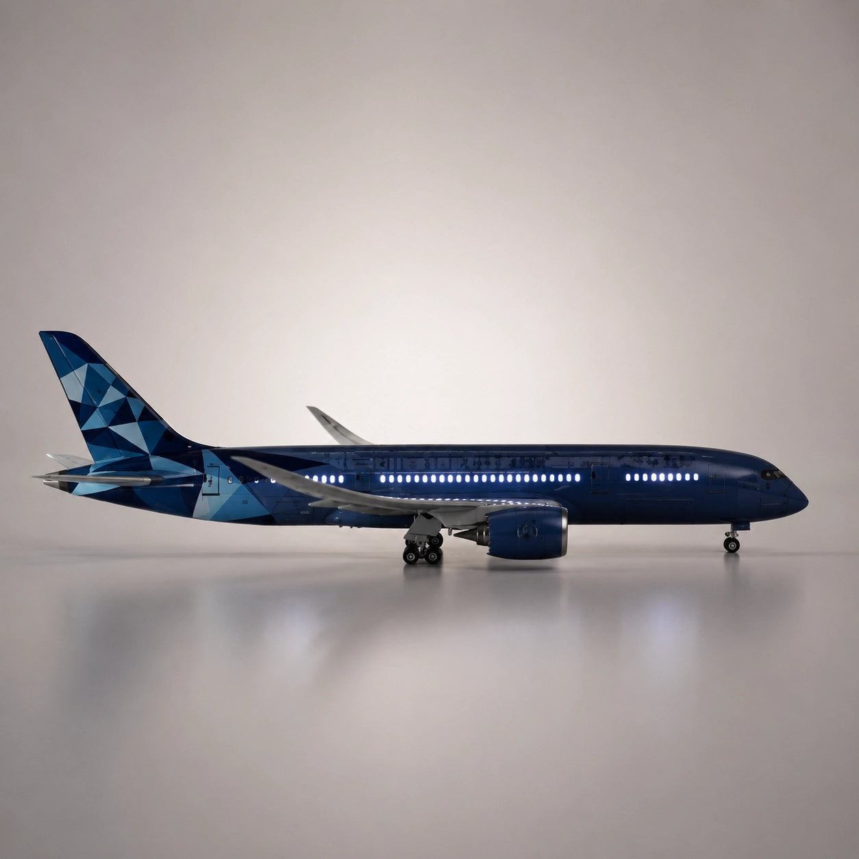 Model Etihad Airways Boeing 787 Manchester City Edition v měřítku 1:130