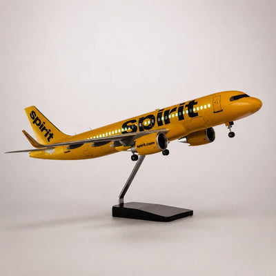 مجسم طائرة Airbus A320 التابعة لخطوط سبيريت الجوية بمقياس 1:80