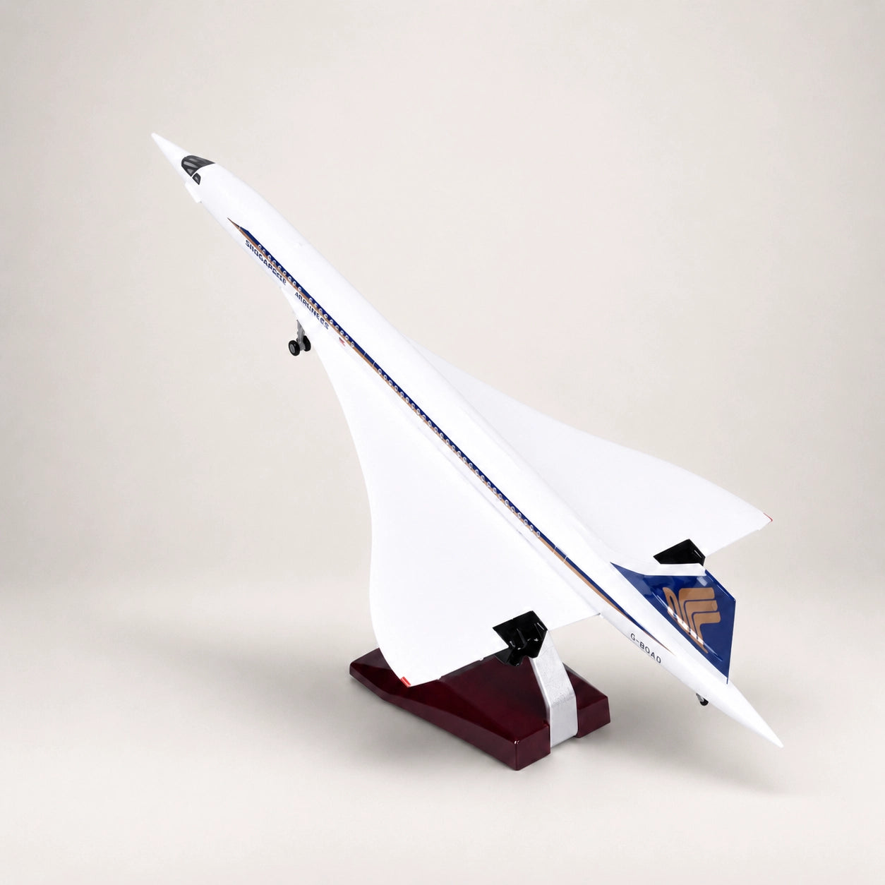 Maqueta Concorde de Singapore Airlines a escala 1:125