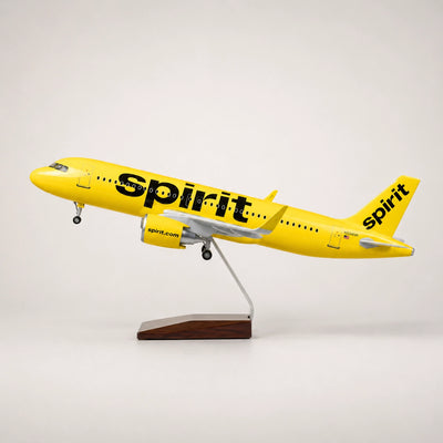 مجسم طائرة Airbus A320 التابعة لخطوط سبيريت الجوية بمقياس 1:80