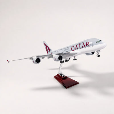 Qatar Airways Airbus A380 1:160 Scale Model