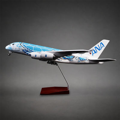All Nippon Airways Airbus A380 Flying Honu 1:160 Scale Model