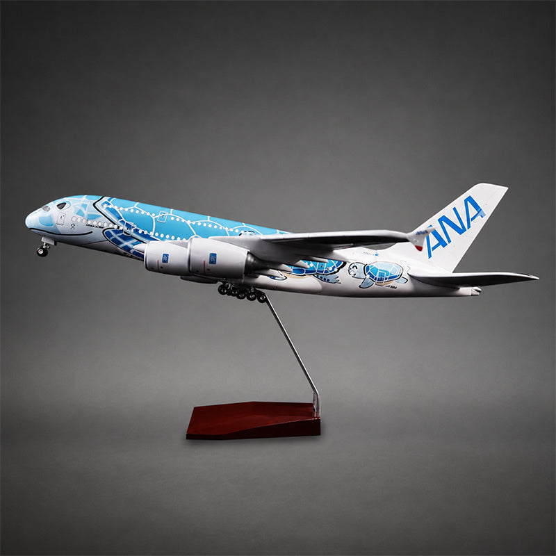 All Nippon Airways Airbus A380 Flying Honu 1:160 Scale Model