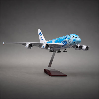 All Nippon Airways Airbus A380 Flying Honu 1:160 Scale Model