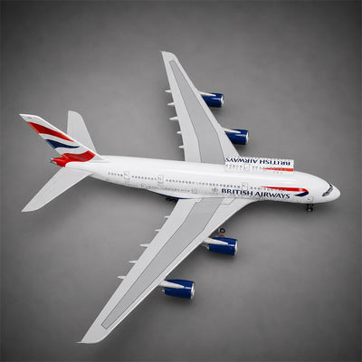 British Airways Airbus A380 1:160 Scale Model