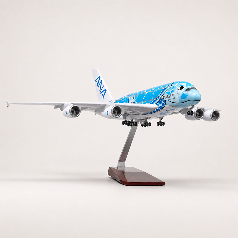 All Nippon Airways Airbus A380 Flying Honu 1:160 Scale Model
