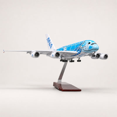 All Nippon Airways Airbus A380 Flying Honu 1:160 Scale Model