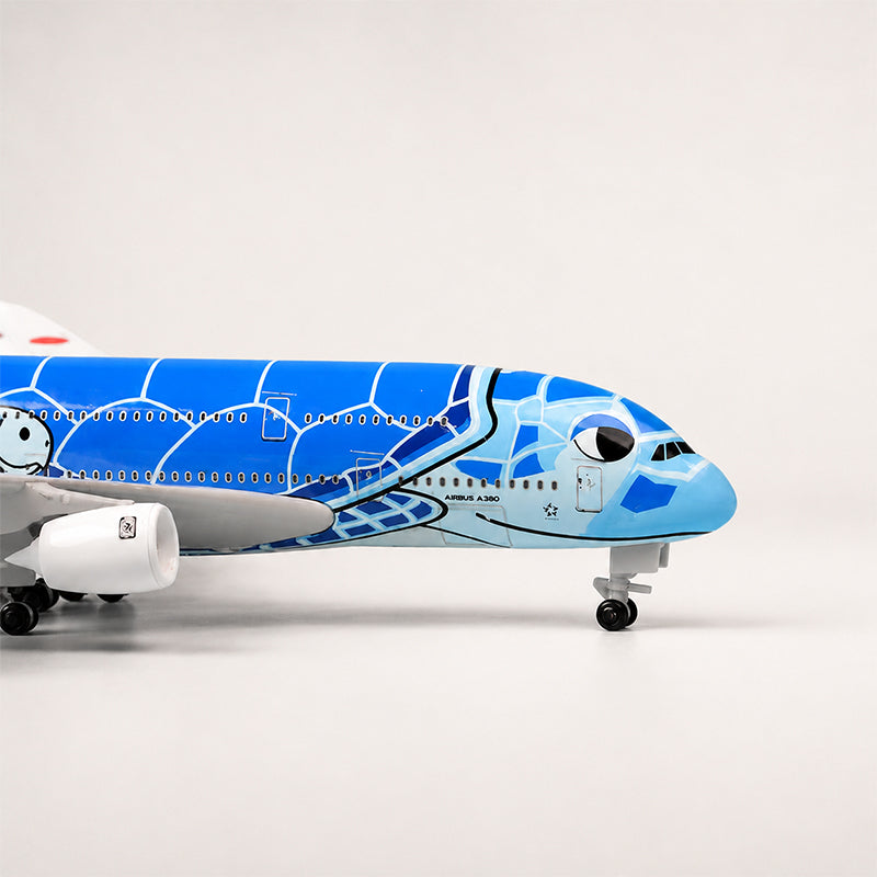 All Nippon Airways Airbus A380 Flying Honu 1:160 Scale Model