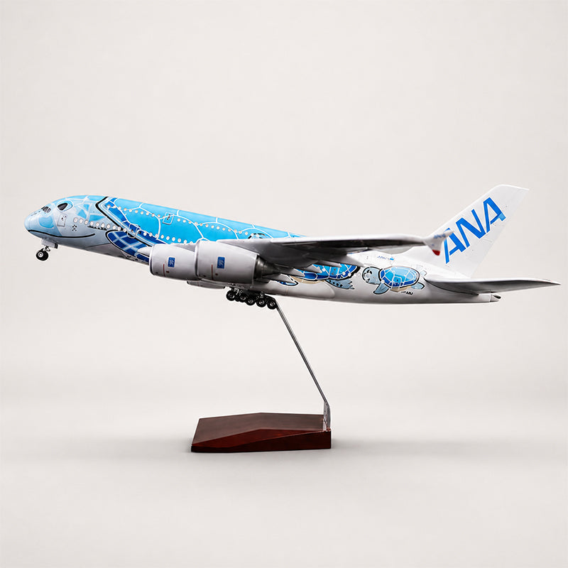 All Nippon Airways Airbus A380 Flying Honu 1:160 Scale Model