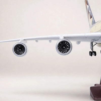 Etihad Airways Airbus A380 modell i skala 1:160