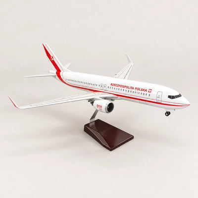 Polish Government Boeing 737 1:85 Scale Model