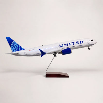 Maqueta Boeing 737 de United Airlines a escala 1:85