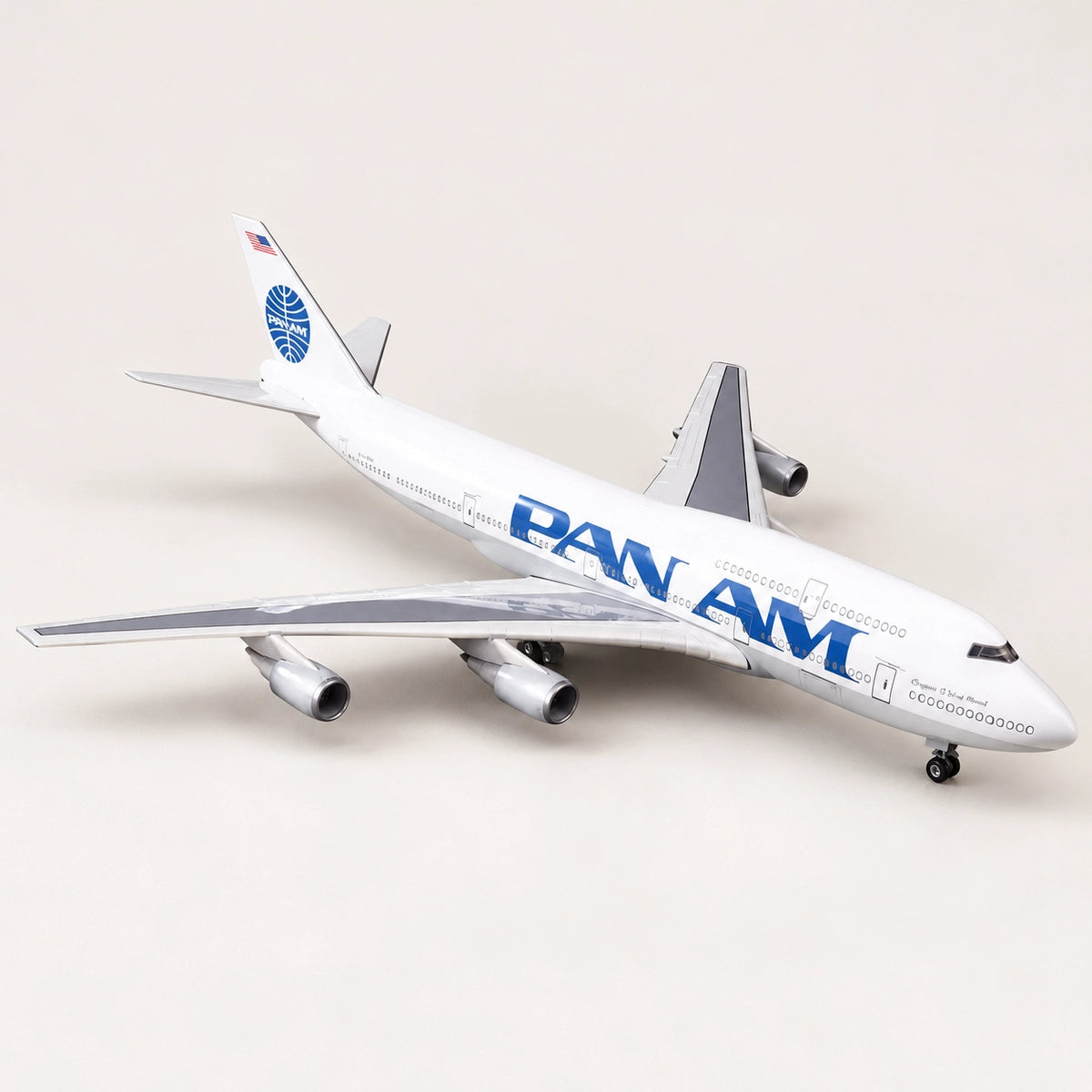Boeing 747-400 Pan American World Airways – model skala 1:150
