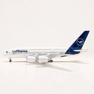 Model Lufthansa Airbus A380 dengan Corak Baharu Skala 1:160