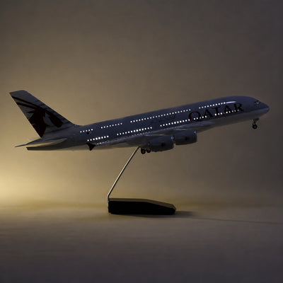 Qatar Airways Airbus A380 1:160 Scale Model