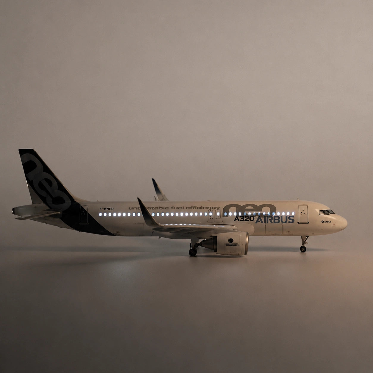 Modellino Prototipo Airbus A320neo in scala 1:80