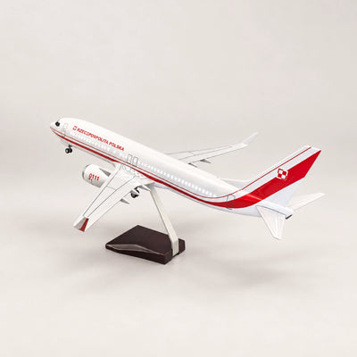 Polish Government Boeing 737 1:85 Scale Model