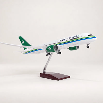Boeing 787 Saudia – maqueta a escala 1:130