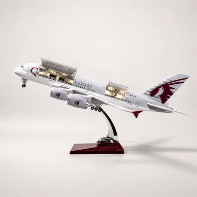 Qatar Airways Airbus A380 1:160 Scale Model