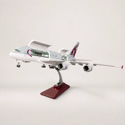 Qatar Airways Airbus A380 1:160 Scale Model