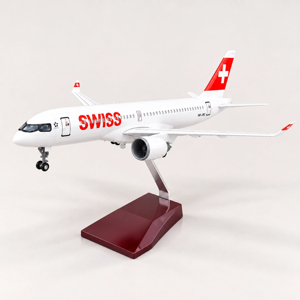 SWISS Airbus A220-300 1:100 Scale Model
