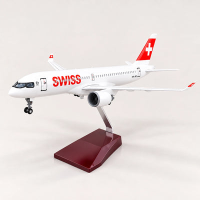 SWISS Airbus A220-300 – model v měřítku 1:100