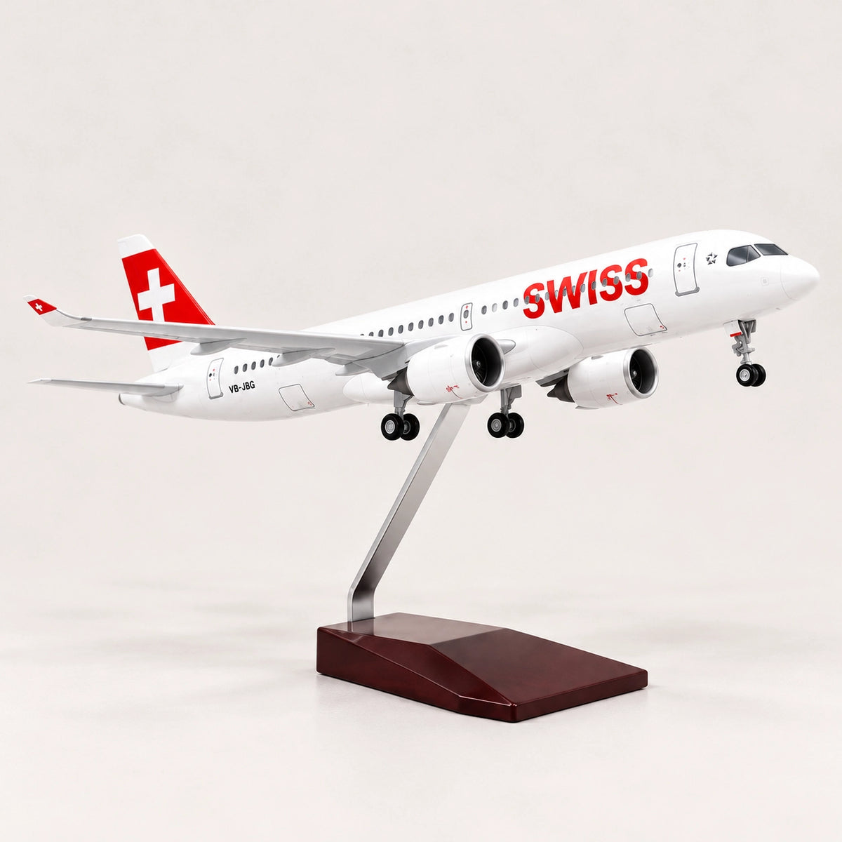 SWISS Airbus A220-300 1:100 Scale Model