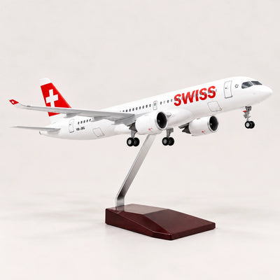 SWISS Airbus A220-300 – model v měřítku 1:100